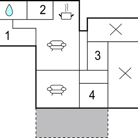 4 Bedroom Cozy In Ans By