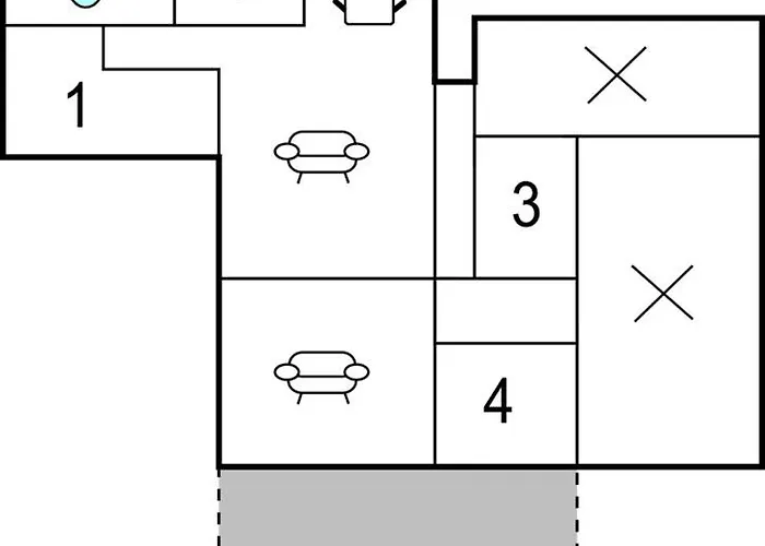 4 Bedroom Cozy In Ans By * Roe
